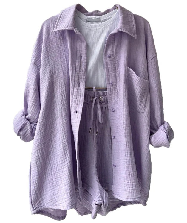 Léonie™ | Soft Cotton Loungewear Set