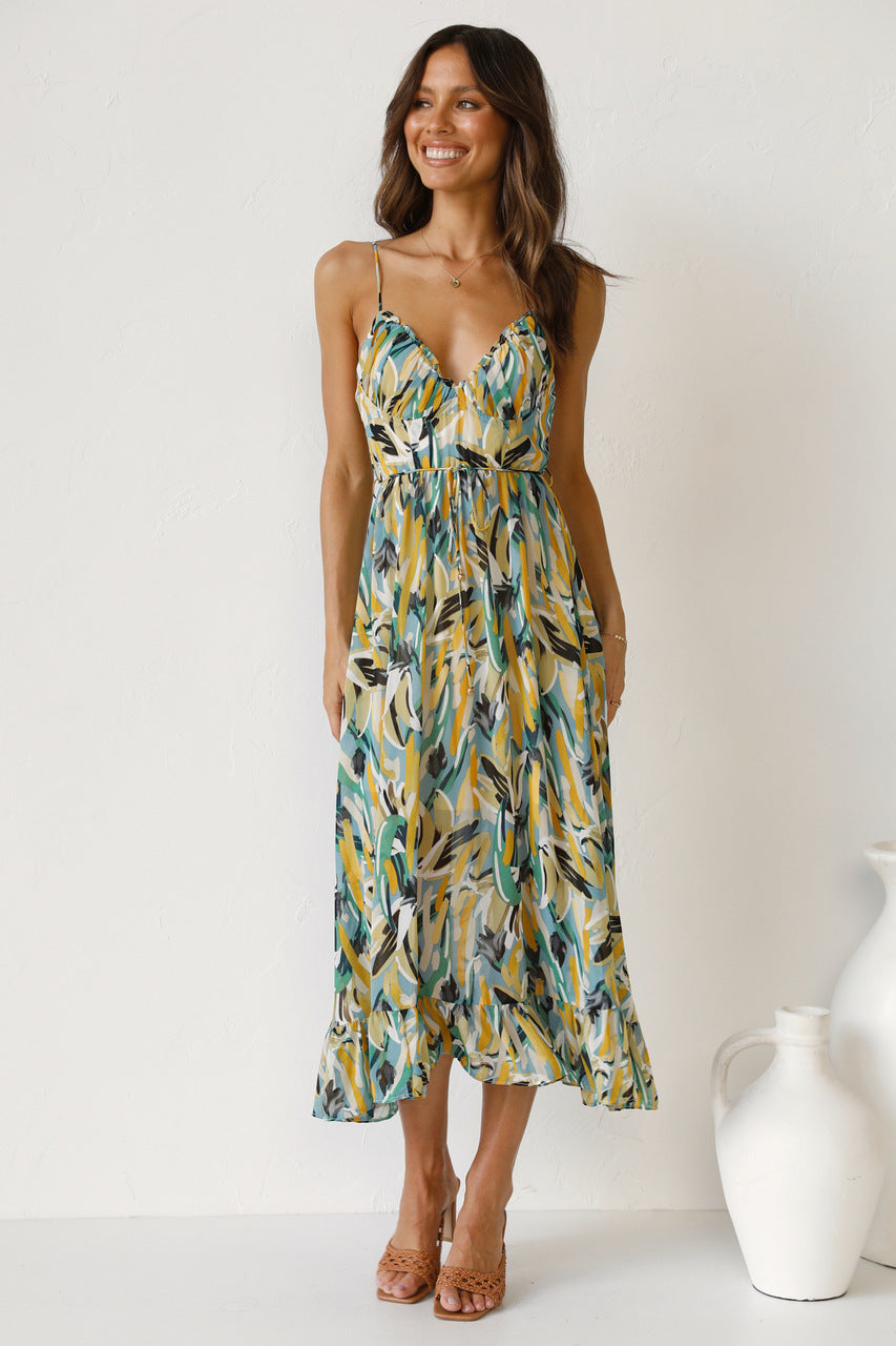 Chiara™ | Colorful Midi Dress