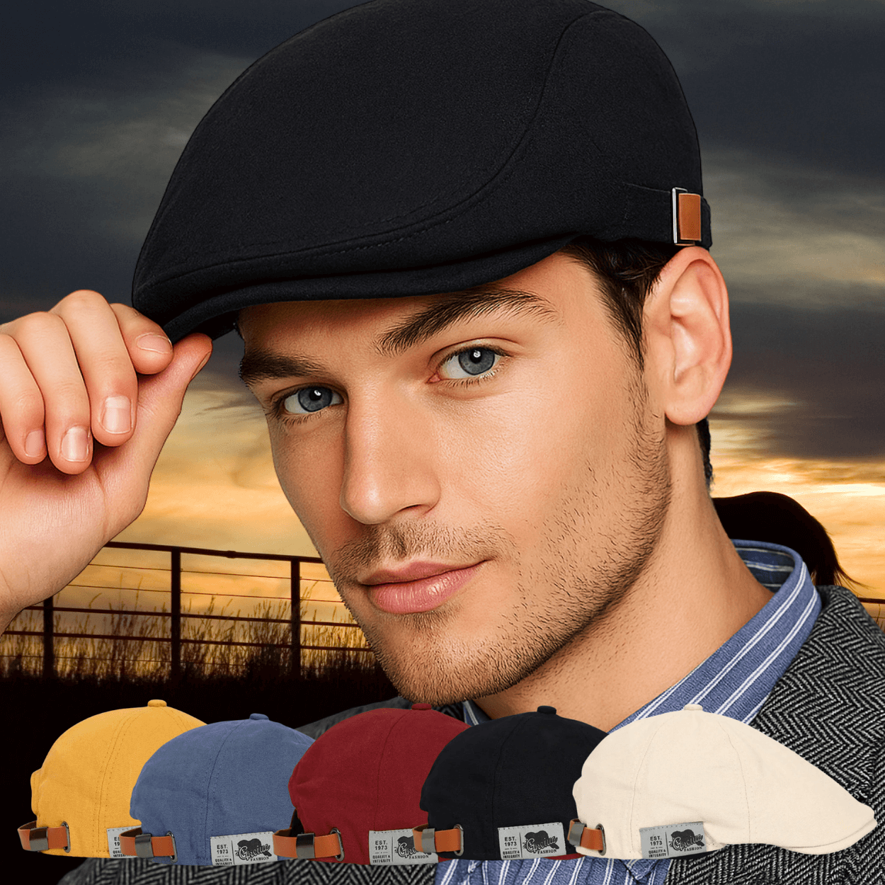 Britton™ | Classic Flat Cap for Men