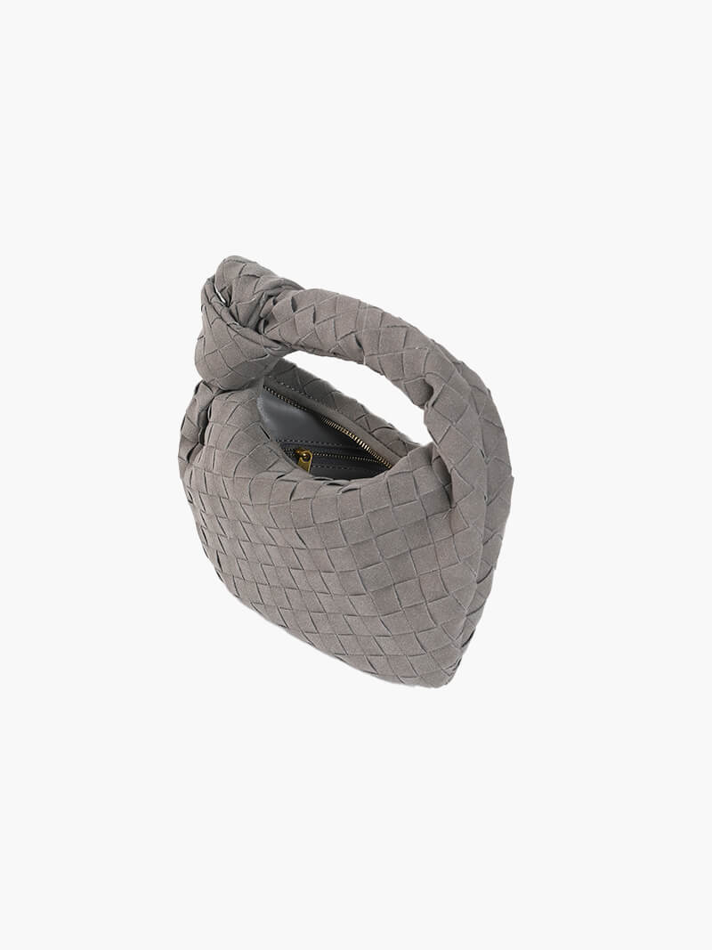 Laurienne™ | Mini Woven Suede Bag