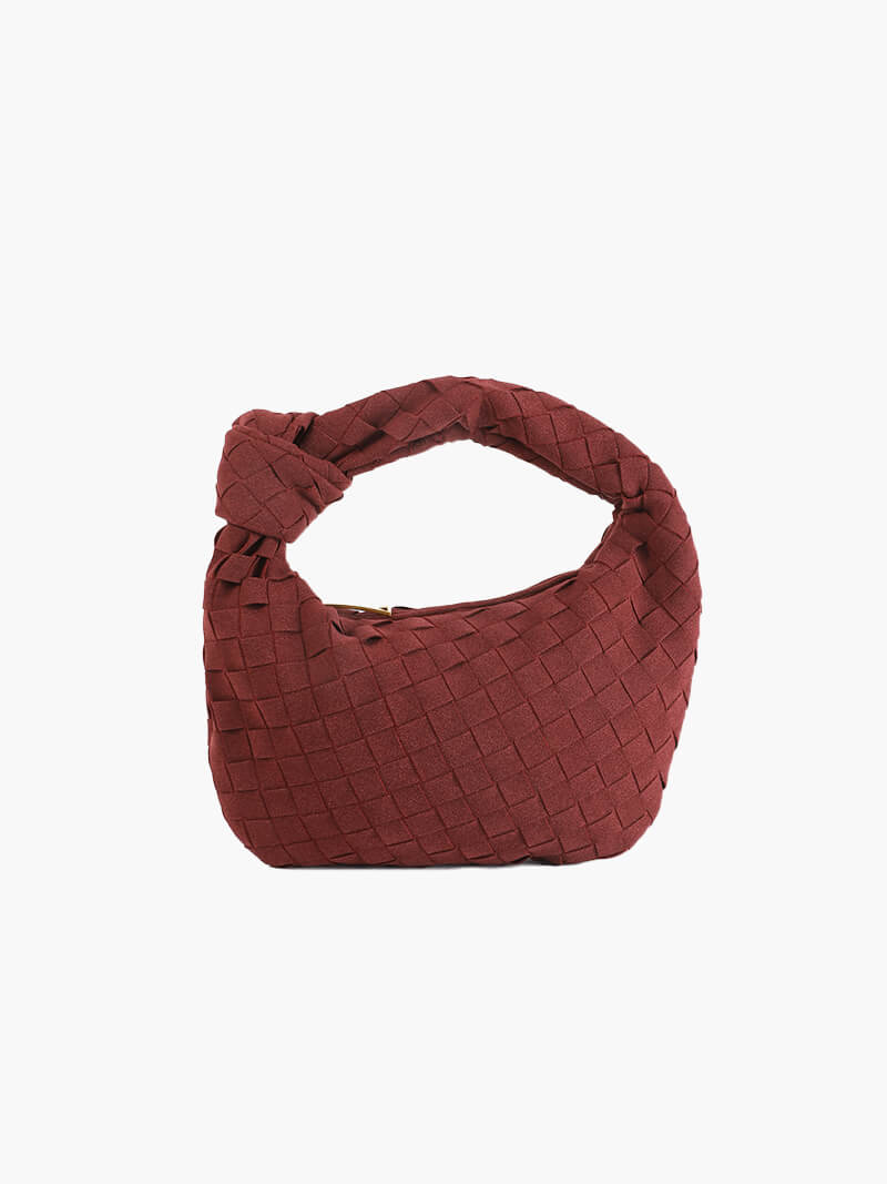 Laurienne™ | Mini Woven Suede Bag