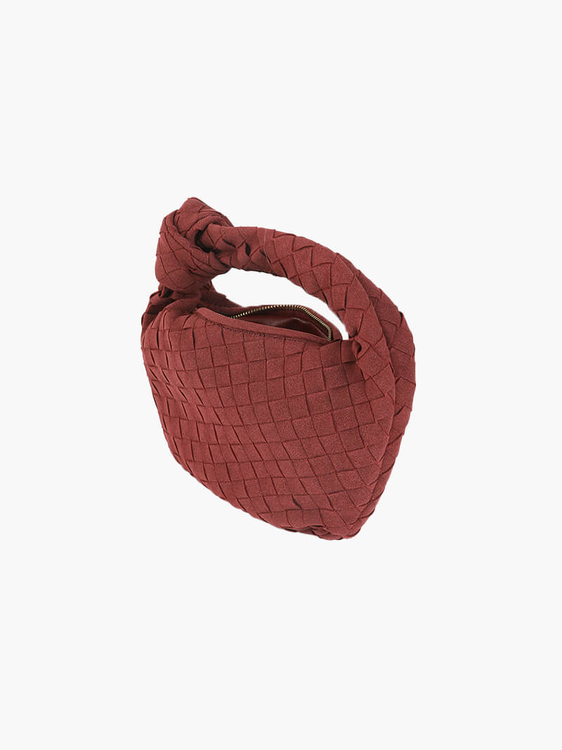 Laurienne™ | Mini Woven Suede Bag
