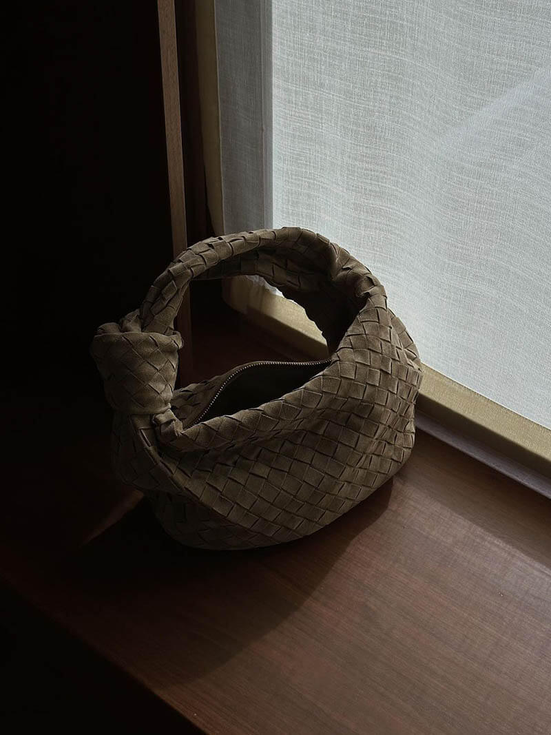 Laurienne™ | Mini Woven Suede Bag