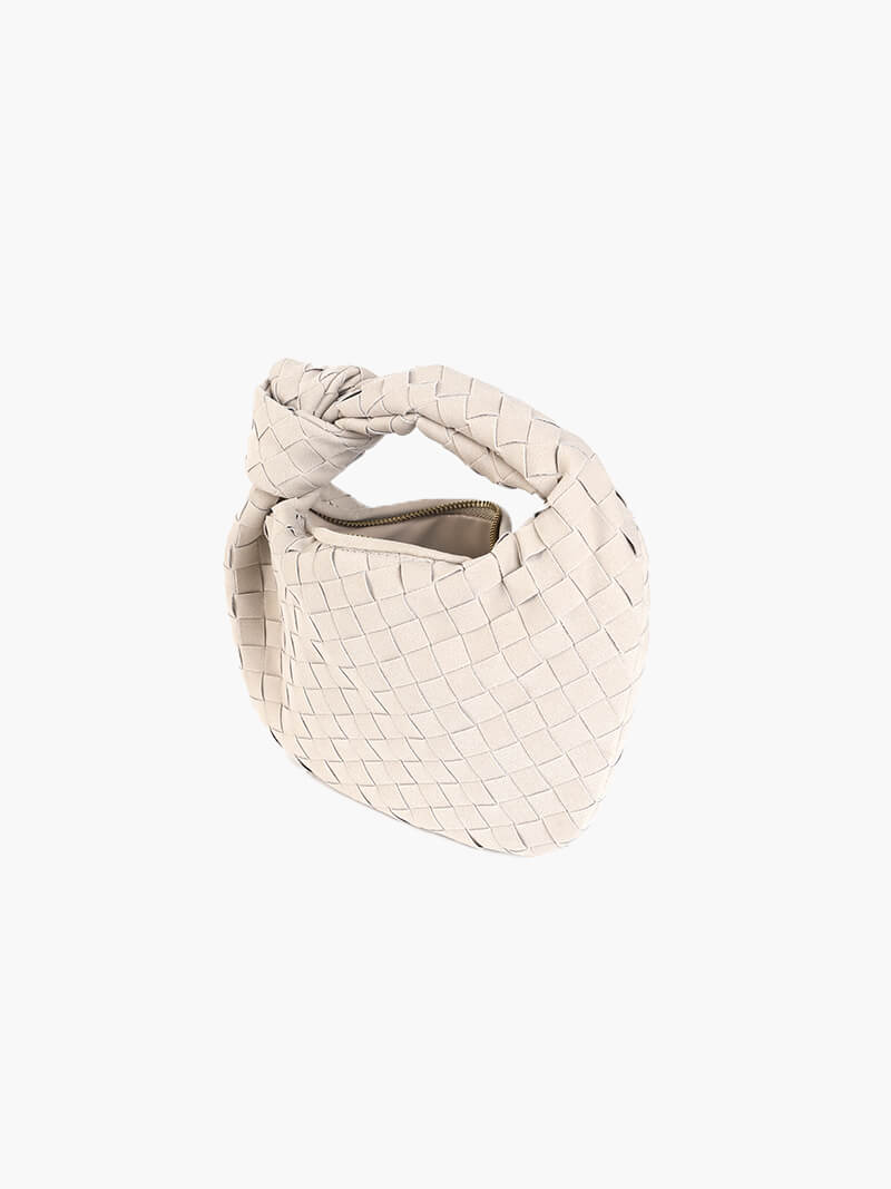 Laurienne™ | Mini Woven Suede Bag