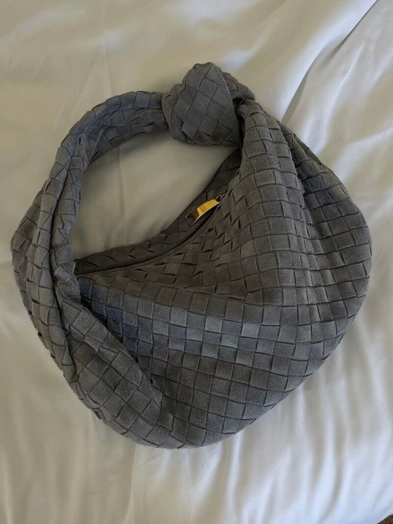Laurienne™ | Woven Suede Bag