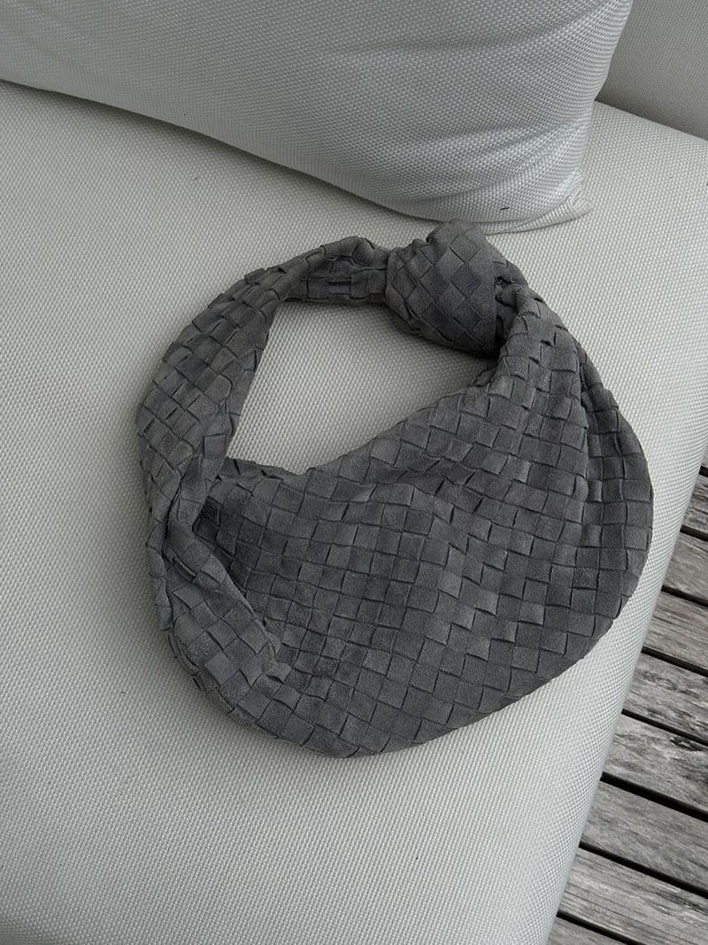 Laurienne™ | Woven Suede Bag