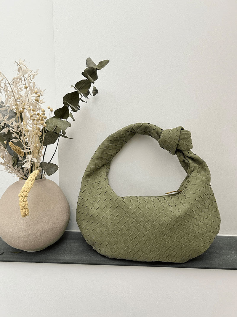 Laurienne™ | Woven Suede Bag