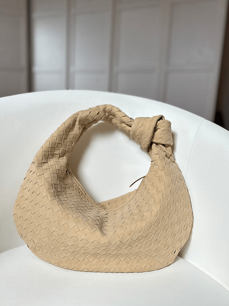 Laurienne™ | Woven Suede Bag