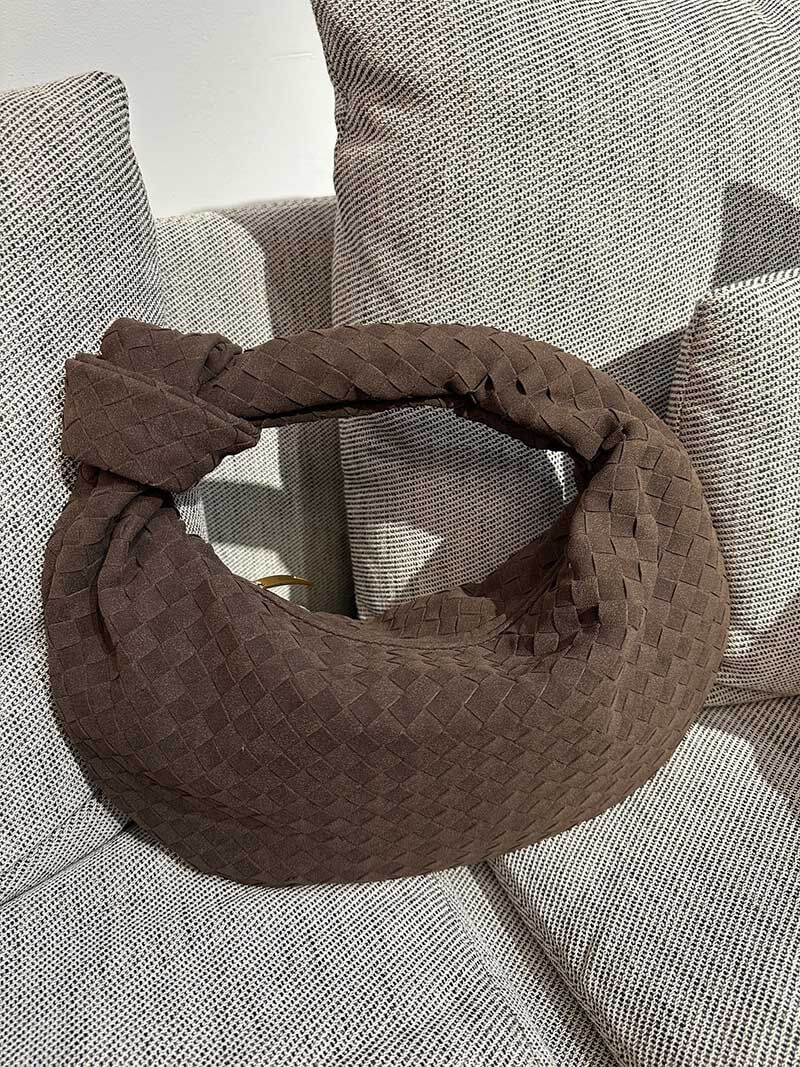 Laurienne™ | Woven Suede Bag