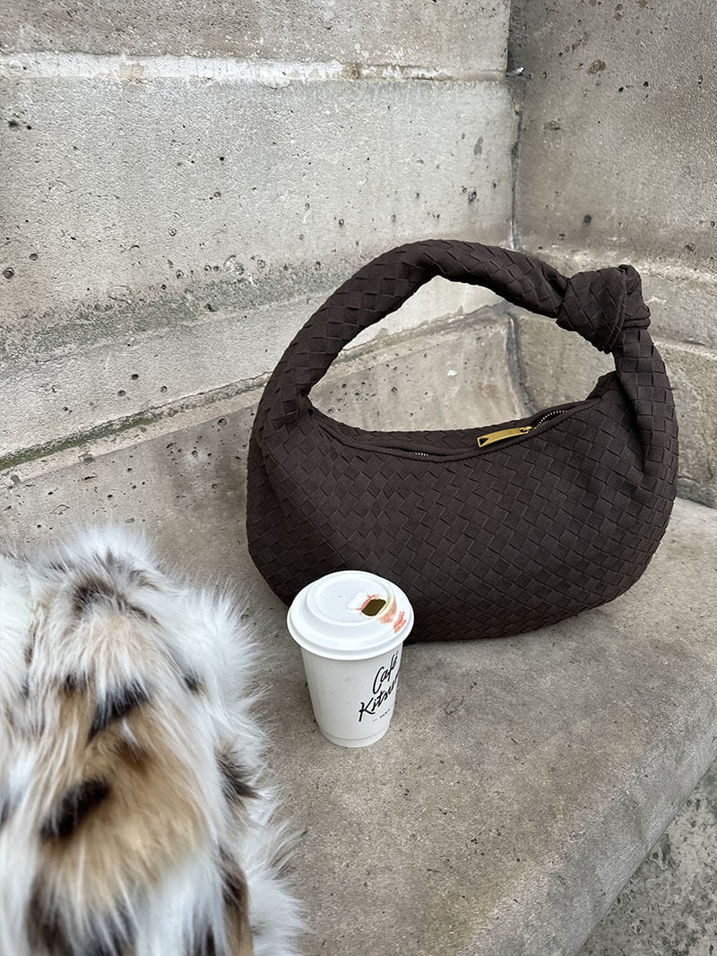 Laurienne™ | Woven Suede Bag