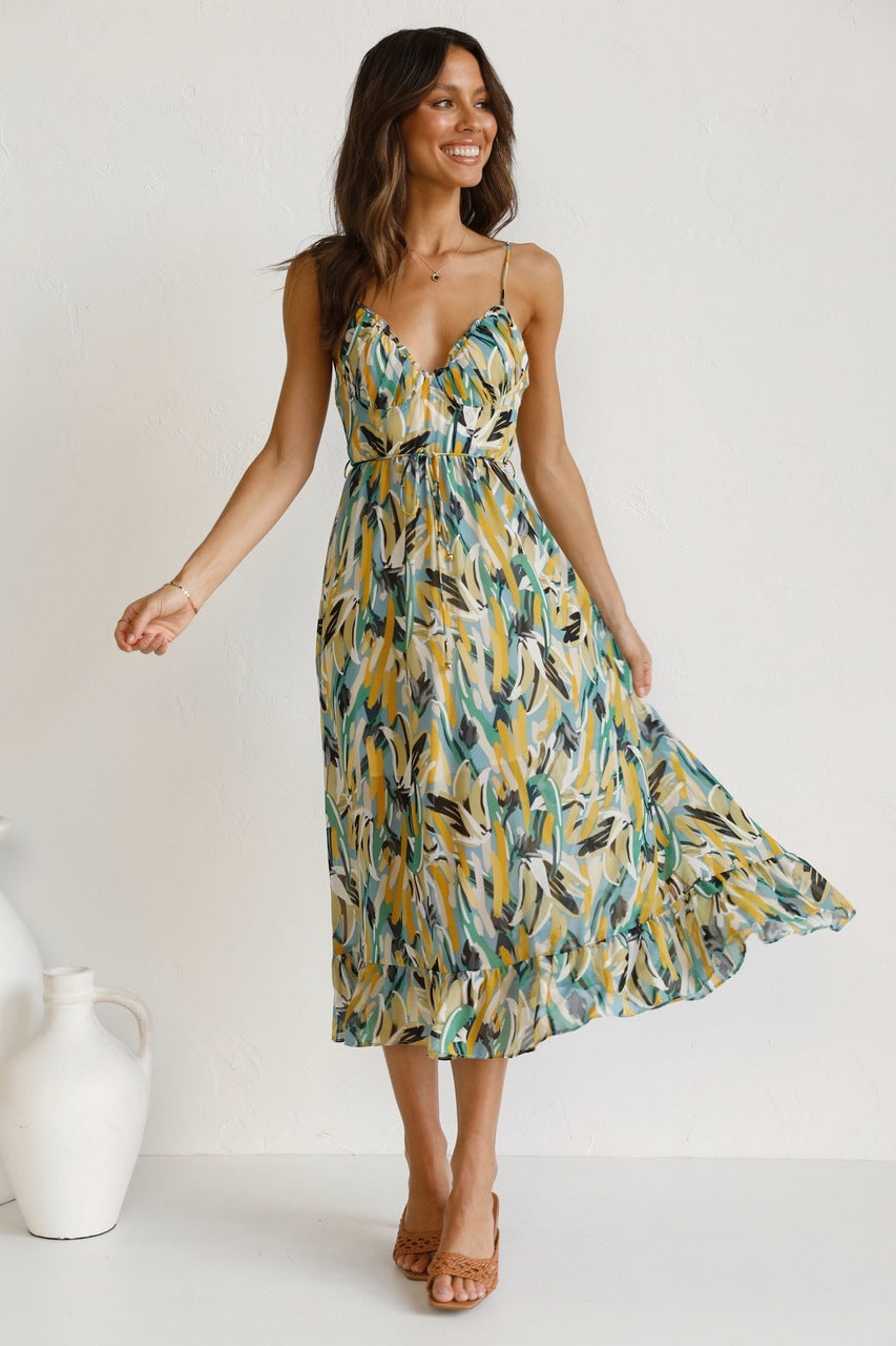 Chiara™ | Colorful Midi Dress
