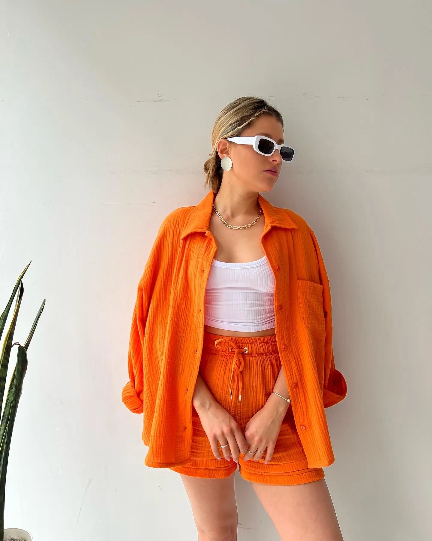 Léonie™ | Soft Cotton Loungewear Set
