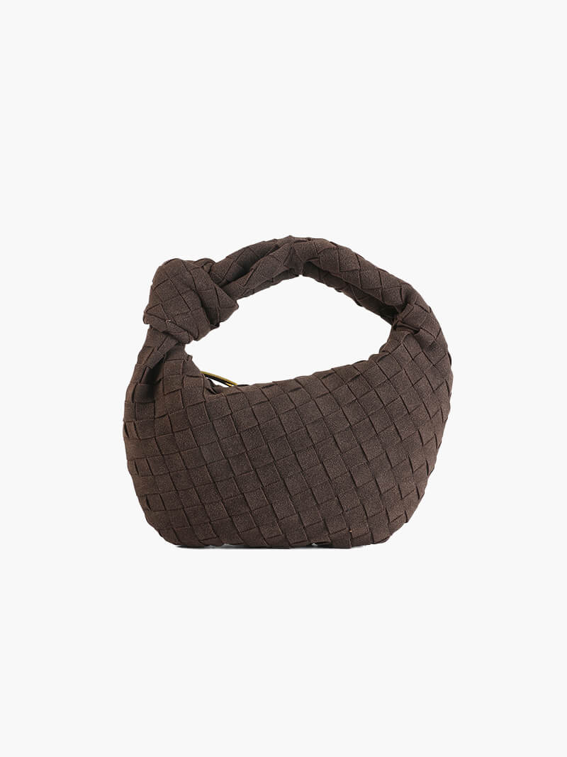 Laurienne™ | Mini Woven Suede Bag