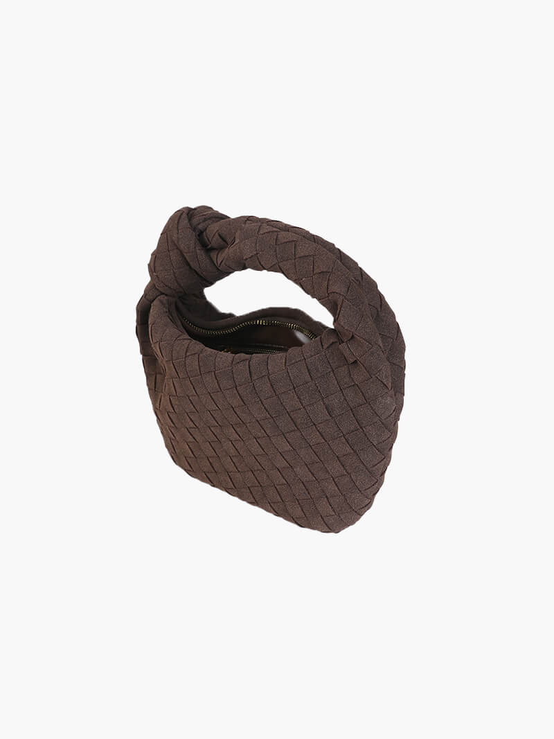 Laurienne™ | Mini Woven Suede Bag